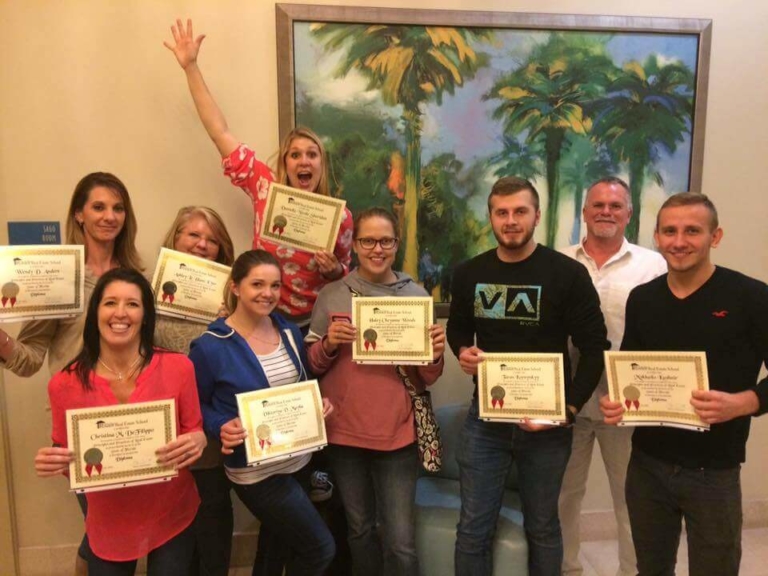 Classroom Course Wall Diploma Rowlett Real Estate School