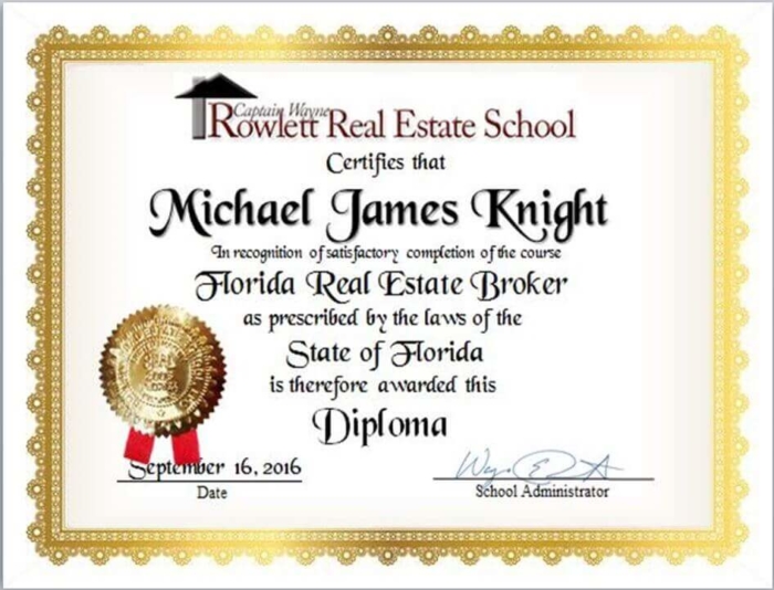 Broker Wall Diploma