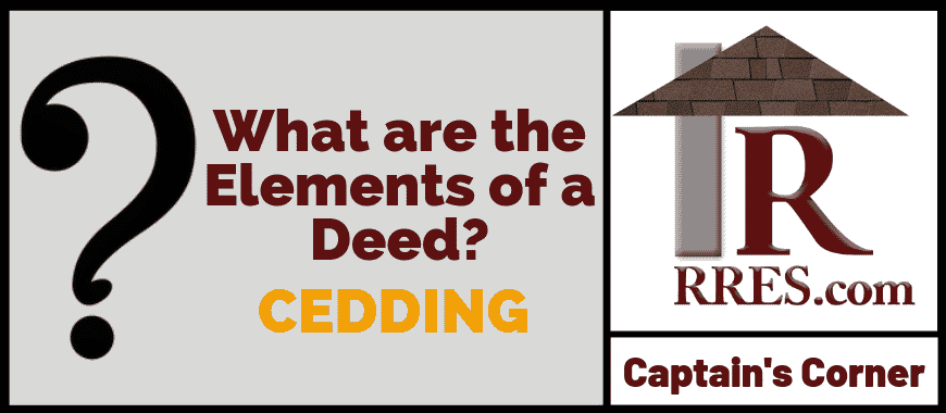 What are the Elements of a Deed?