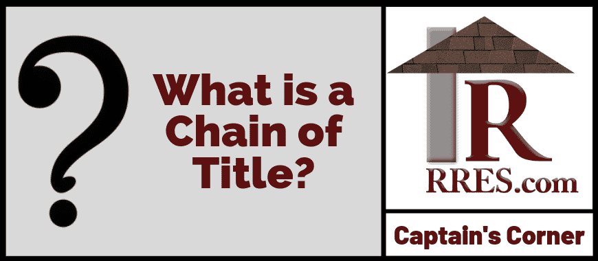 RRES.com What is a Chain of Title_